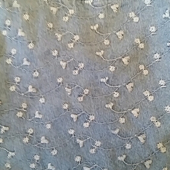 Blue White Stitching Shorts - Picture 3 of 3